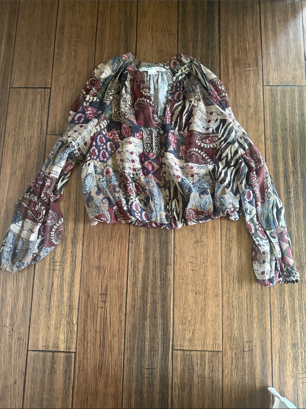 Veronica Beard Jayce silk blouse